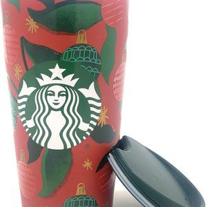 Starbucks Holiday Ceramic Traveler 12oz Tumbler Cup Mug Christmas 2019 Limited E